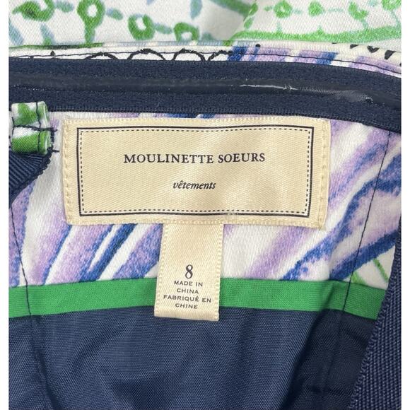 Anthropologie Moulinette Souers Donau Dress Strapless Belted Fit & Flare Size 8 - Picture 6 of 7